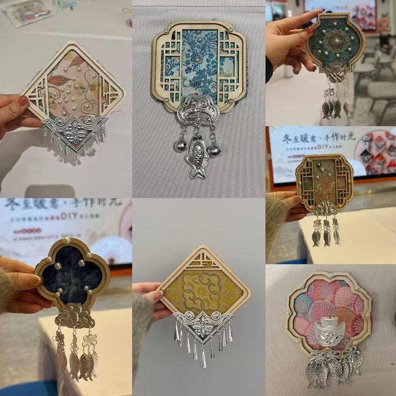 至暖意·手作时光”民族风冰箱贴DIY沙龙新葡京网上赌场工行贵阳甲秀支行举办“冬(图2)